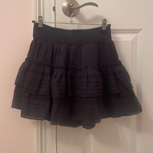 American Eagle Rock n’ Ruffle skirt in black! Size XS!